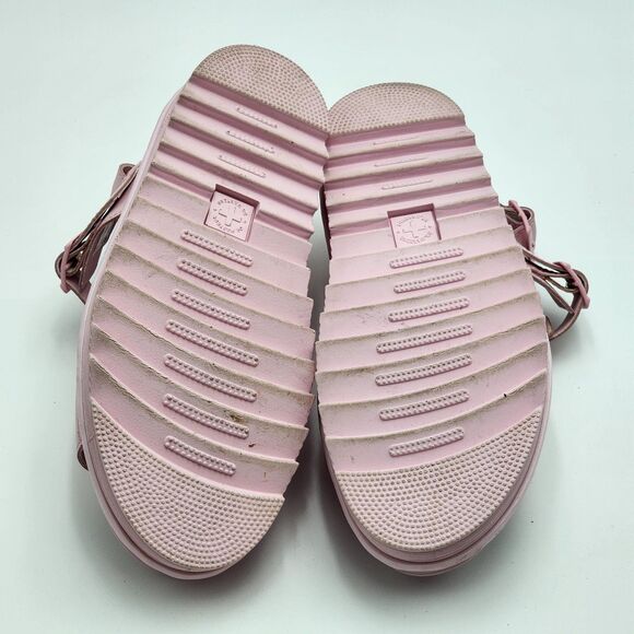 Dr. Martens Voss Mono Pink Hydro Leather Strap Sandals Size 9 - Picture 7 of 11